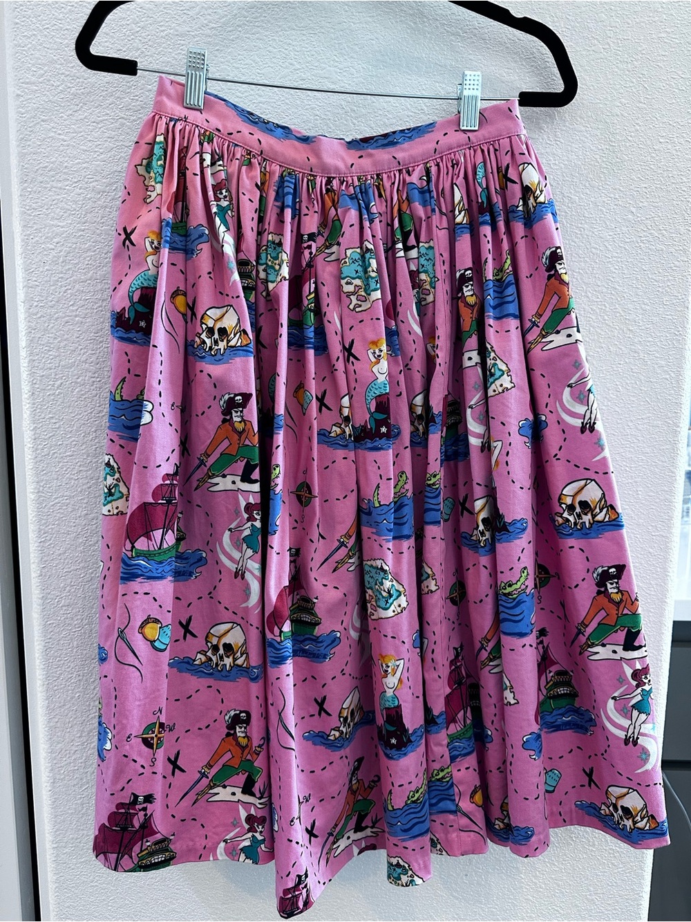 Pinup Couture Pink Neverland Swing skirt size Medium
